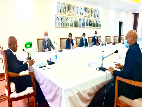 Review meeting held over India-Madagascar bilateral ties in Antananarivo (Photo/@IndembTana)
