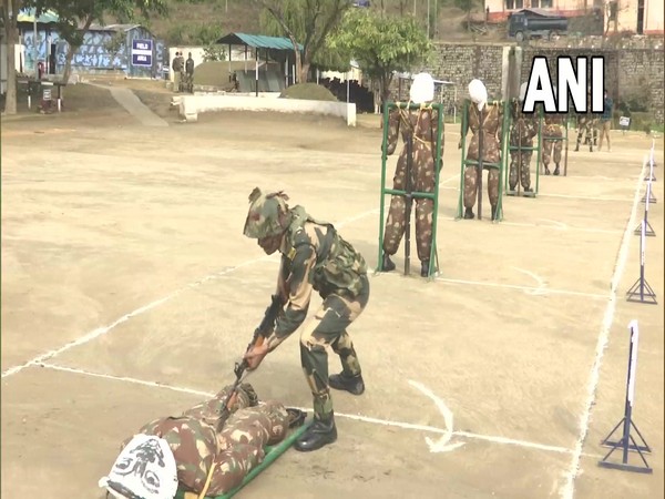 BSF new recruits undergo 'rigorous training' to fight against terrorism at J-K's Udhampur (Photo:ANI)