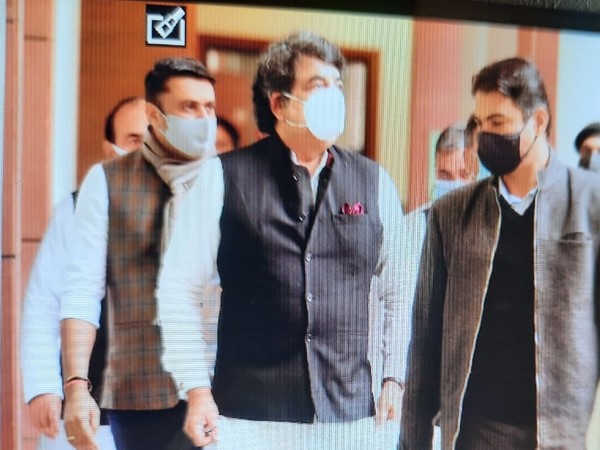 RPN Singh arrives at BJP headquarters in Delhi (Photo/ANI)