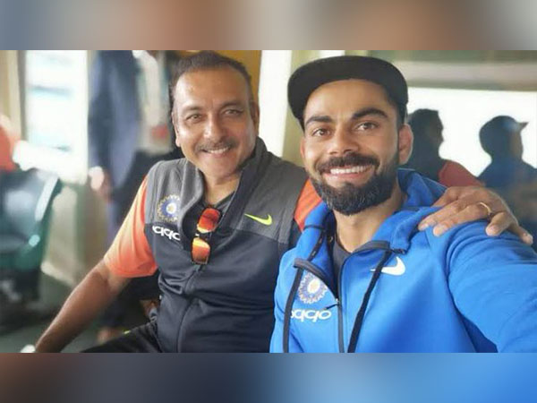 Ravi Shastri with Virat Kohli (Photo/ Ravi Shastri Twitter)
