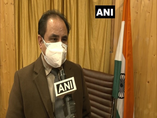 Director of Health Services, Kashmir Dr Mushtaq Ahmad Rather (Photo:ANI)