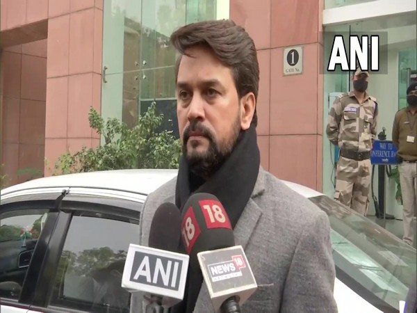 Union Minister Anurag Thakur (Photo:ANI)