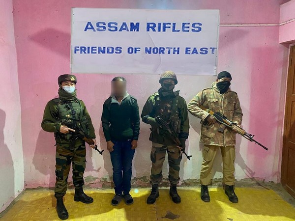 Assam Rifles personnel with the PLA associate. (Photo/@official_dgar)