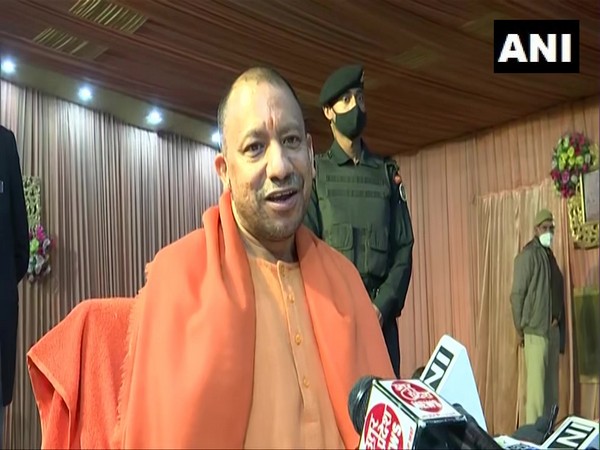 Uttar Pradesh CM Yogi Adityanath in Bulandshahr(Photo/ANI)