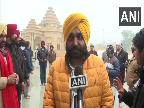 AAP leader Bhagwant Mann in Amritsar (Photo/ANI)