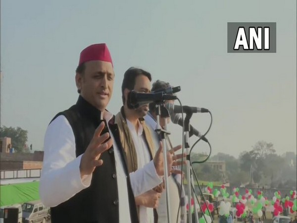 Samajwadi Party (SP) chief Akhilesh Yadav (Photo/ANI)