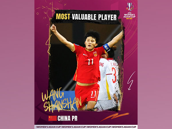 China's Wang Shanshan (Photo: Twitter/AFC Asian Cup)