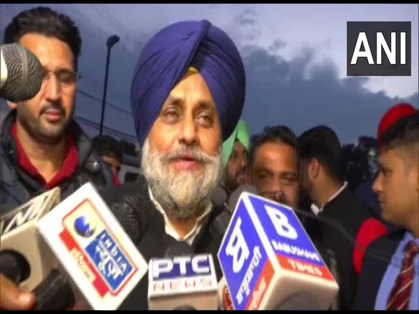 Akali Dal leader Sukhbir Singh Badal (Photo/ANI) 