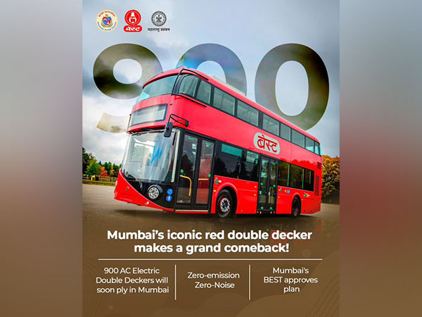 BEST is procuring 900 AC electric double-decker buses for Mumbai (Pic credit: Aditya Thackeray Twitter handle)
