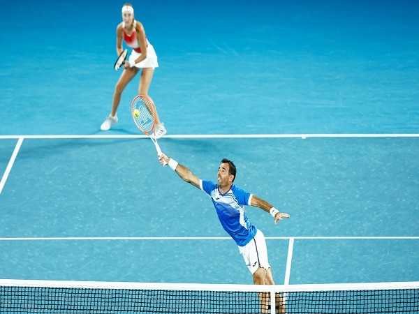 Kristina Mladenovic and Ivan Dodig (Photo: Twitter/Australian Open)