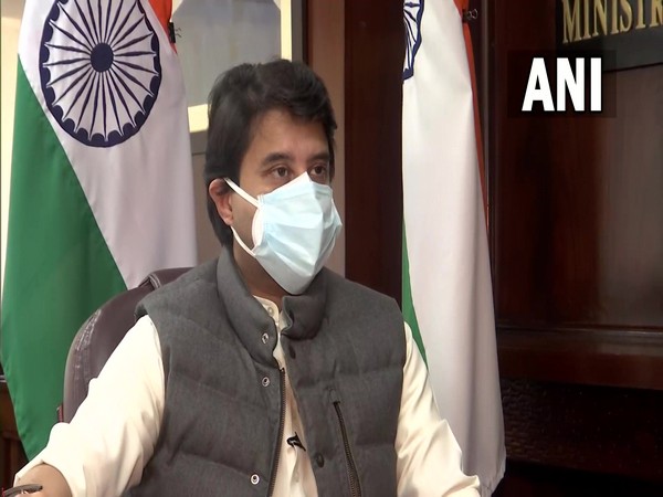 Civil Aviation Minister Jyotiraditya Scindia (Photo/ANI)