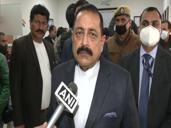 Union Minister Jitendra Singh speaking to ANI  on Saturday (Photo/ANI)