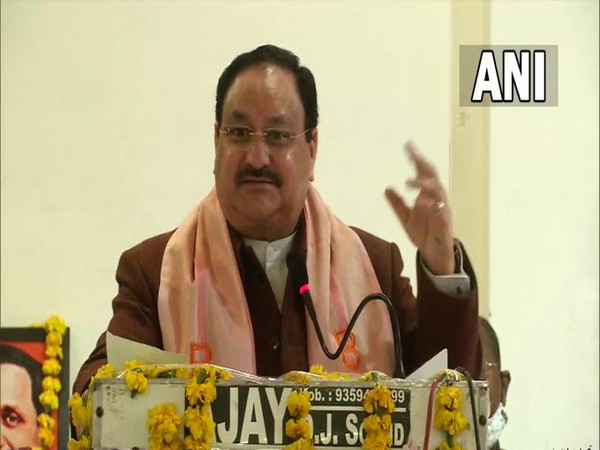 BJP National President Jagat Prakash Nadda in Hathras