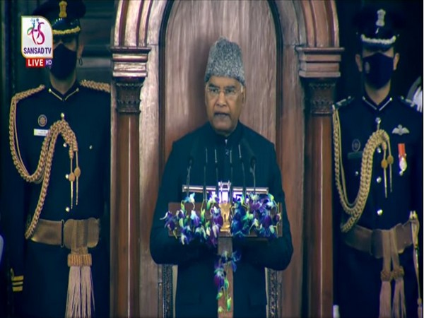 President Ram Nath Kovind (Photo credit: Sansad TV)