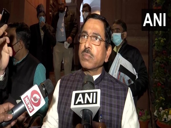 Union Minister of Parliamentary Affairs Pralhad Joshi (Photo:ANI)