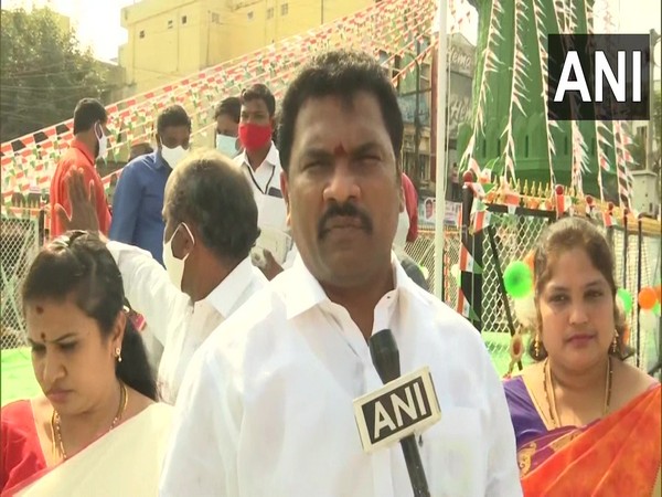 Guntur Mayor Kavati Manohar Naidu (Photo/ANI)