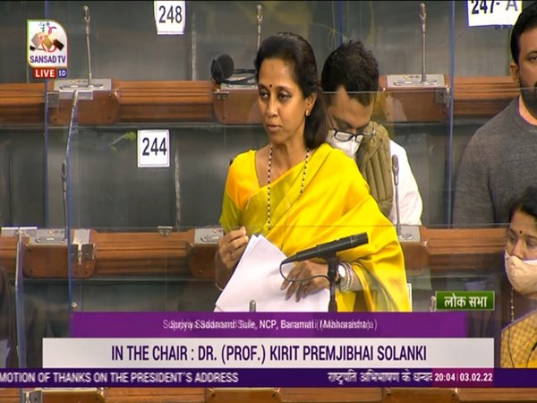 NCP MP Supriya Sule.