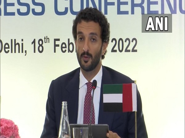 UAE Minister of Economy, Abdulla bin Touq Al-Marri during India-UAE joint press conference