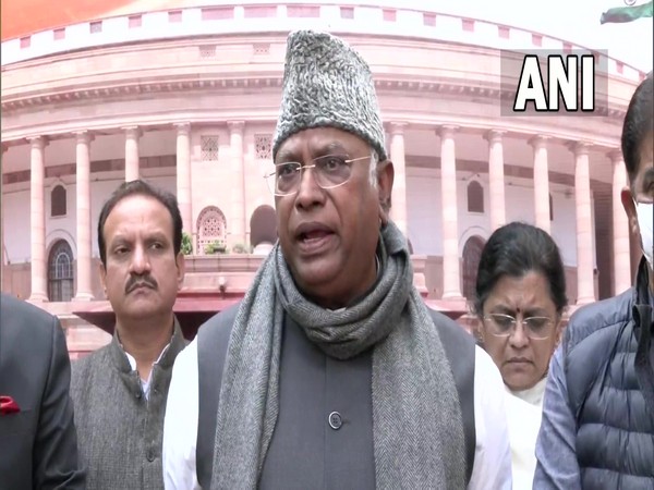 Leader of Opposition in the Rajya Sabha Mallikarjun Kharge (Photo/ANI)