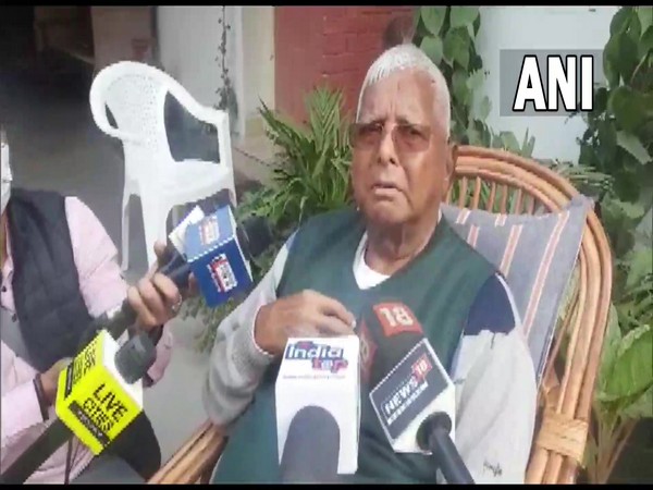 Rashtriya Janata Dal (RJD) chief Lalu Prasad Yadav (Photo/ANI)