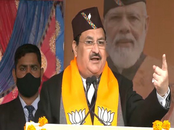 BJP national president JP Nadda in Kedarnath (Photo/ANI)