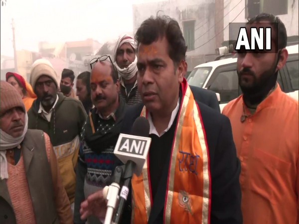 BJP Mathura candidate Shrikant Sharma (Photo/ANI) 