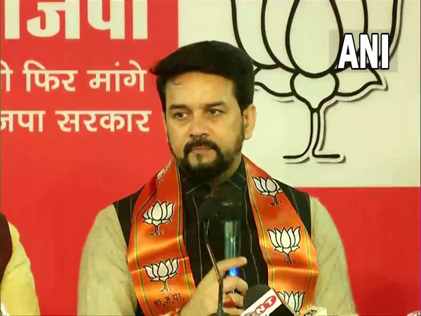 Union Minister Anurag Thakur (Photo:ANI)