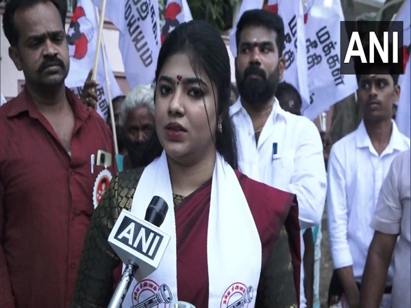 Madhumina will be contesting (from Madurai) as an MNM candidate in Tamil Nadu civic polls (Photo/ANI)