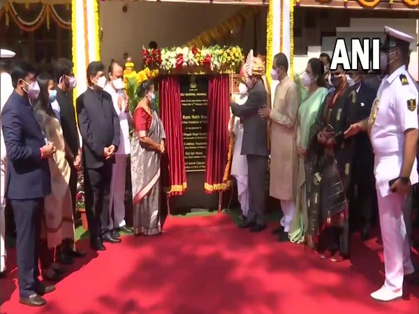 President Ram Nath Kovind inaugurates new Darbar hall at Raj Bhavan (Photo/ANI)