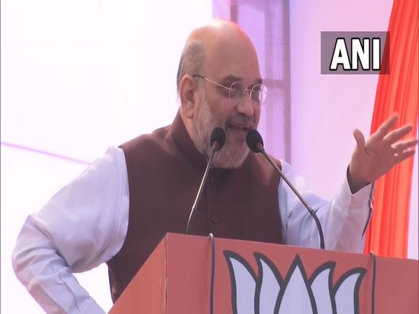 Union Home Minister and BJP leader Amit Shah in Bareilly (ANI/Photo)