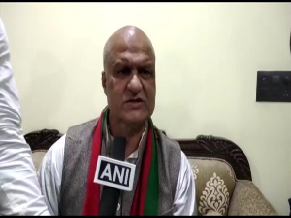 Salim Khan, who recently quit Congress and joined SP. (Photo/ANI)