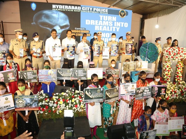 Awareness campaign against drugs in Hyderabad 