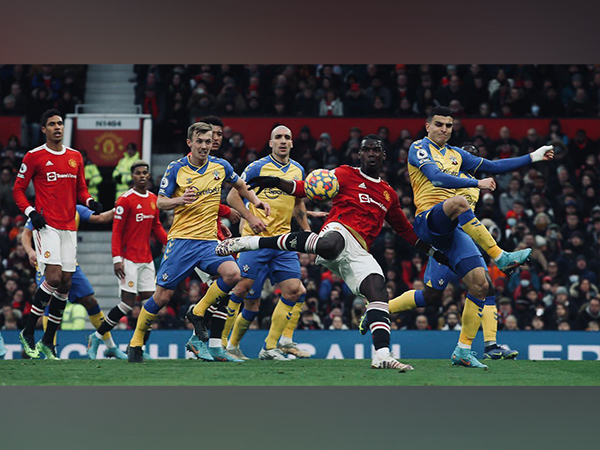 Manchester United in action against Southampton (Photo/ Manchester United Twitter)