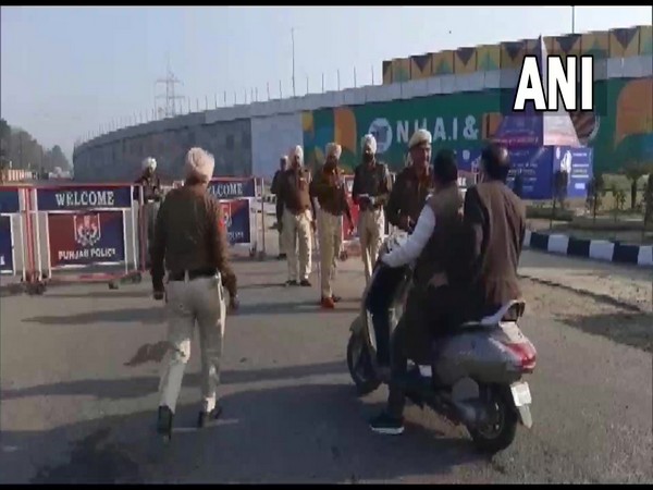 Security tightens ahead of PM Modi's public rally in Jalandhar (ANI/photo)