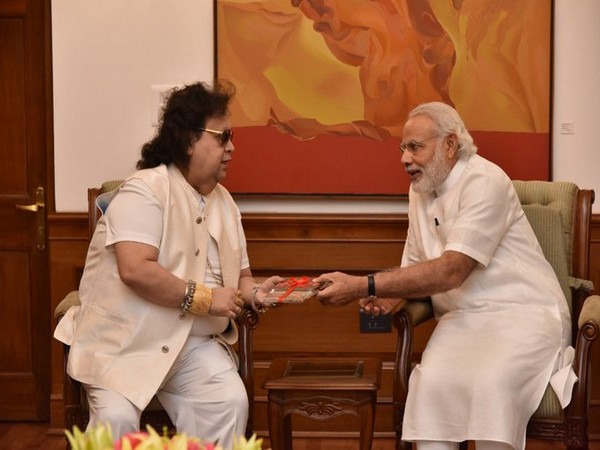 Veteran singer-composer Bappi Lahiri passed away at the age of 69 in Mumbai's CritiCare Hospital. (Pic credit: Narendra Modi Twitter)