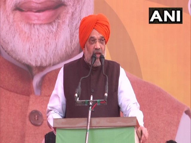 Union Home Minister Amit Shah at Punjab's Ferozepur (Photo/ANI)