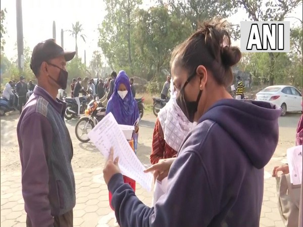 A visual from the exam centre. (Photos/ANI)