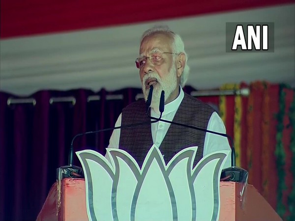 PM Narendra Modi in Fatehpur (Photo/ANI)