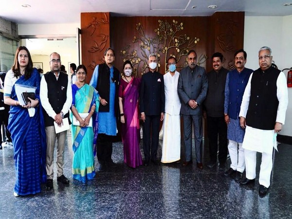 EAM Jaishankar briefs CCP members on govt's efforts for evacuation of Indians stranded in Ukraine (Photo/ Twitter: Jaishankar)