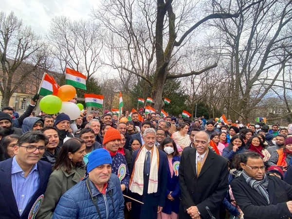 Jaishankar shares 'national mood' with Indian community in Munich (Photo credit - Twitter/@DrSJaishankar)