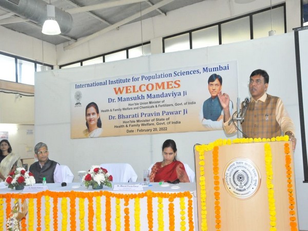 Health Minister Mansukh Mandaviya and Bharati Pawar in Mumbai