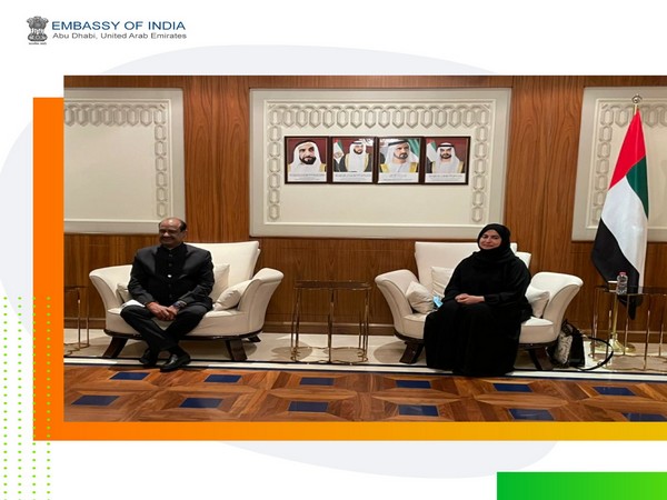 Lok Sabha Speaker Om Birla received by FNC member in UAE (Twitter: Indian Embassy in UAE)