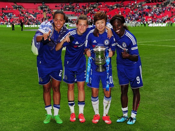Team Chelsea (Photo: Twitter/Vitality Women's FA Cup)