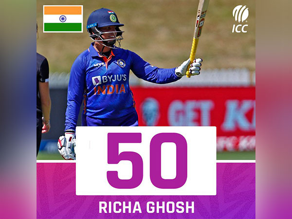 Batter Richa Ghosh (Photo/ICC-Twitter)