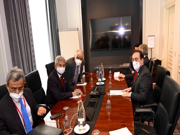 Jaishankar meets Spanish counterpart on sidelines of EU Ministerial Forum on Indo-Pacific (Photo Credit: S Jaishankar)