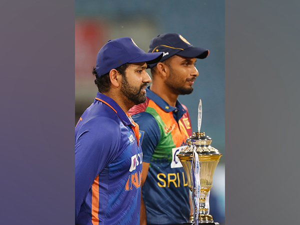 Rohit Sharma and Dasun Shanaka (Photo: Twitter/BCCI)