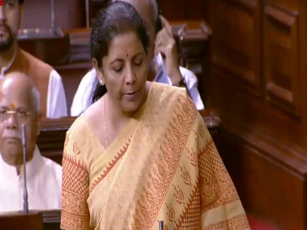 Union Finance and Corporate Affairs Minister Nirmala Sitharaman. (Courtesy: LS TV)