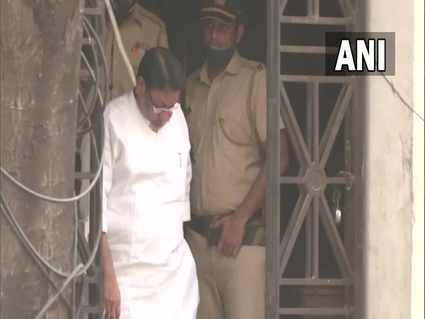 Nawab Malik being taken for medical examination from ED office in Mumbai. (Photo/ANI)