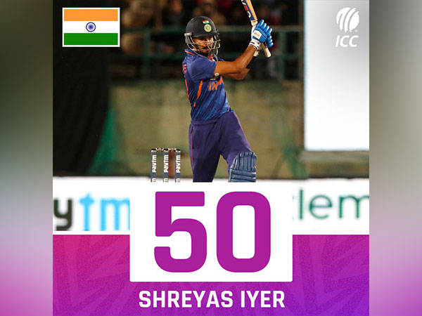 Shreyas Iyer (Photo/ICC Twitter)