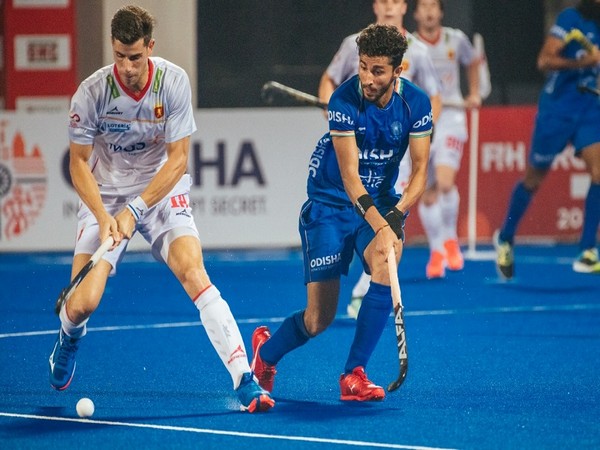 Indian men's hockey team vs Spain (Photo: Twitter/ Odisha Sports)